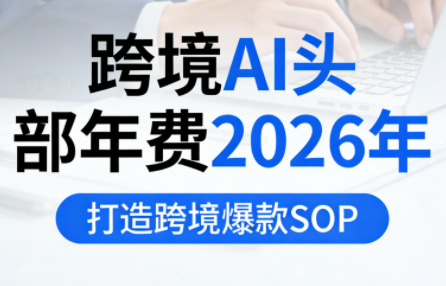 跨境AI头部年费2026年，打造跨境爆款SOP(更新5月)-皮皮网创