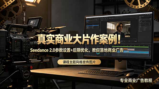 真实商业大片作案例！Seedance 2.0参数设置+后期优化，教你落地商业广告-皮皮网创