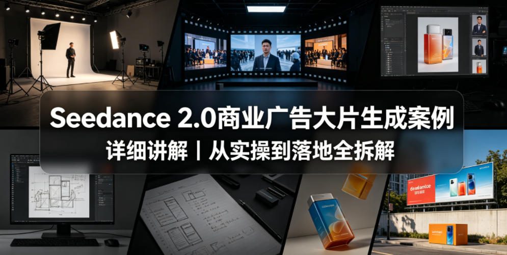 Seedance 2.0商业广告大片生成案例详细讲解｜从实操到落地全拆解-皮皮网创