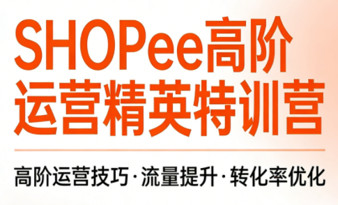 梦凡老师·Shopee虾皮高阶运营课程(更新5月)-皮皮网创
