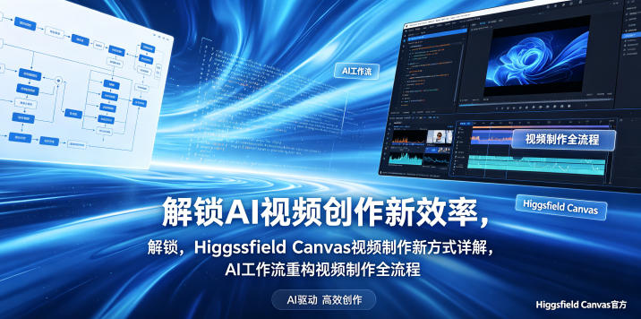 解锁AI视频创作新效率，Higgsfield Canvas视频制作新方式详解，AI工作流重构视频制作全流程-皮皮网创