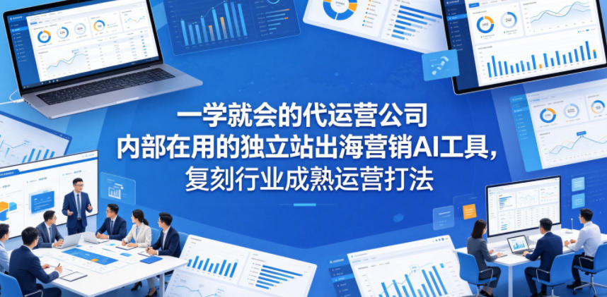 一学就会的代运营公司内部在用的独立站出海营销AI工具,复刻行业成熟运营打法-皮皮网创
