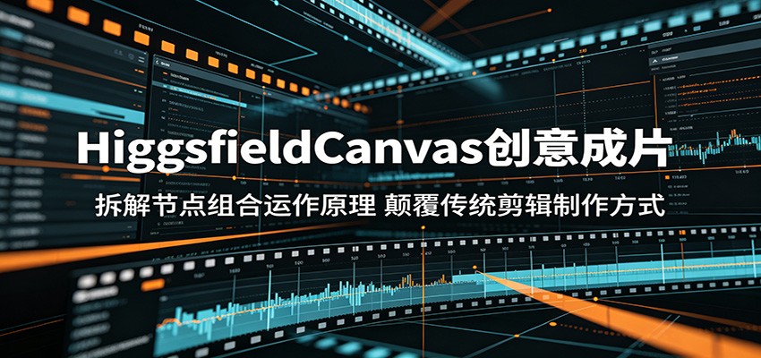 HiggsfieldCanvas创意成片:拆解节点组合运作原理,颠覆传统剪辑制作方式-皮皮网创