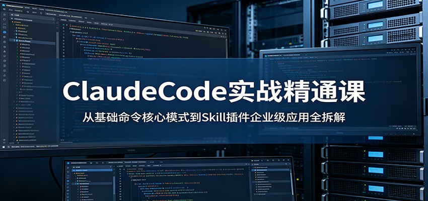ClaudeCode实战精通课:从基础命令核心模式到Skill插件企业级应用全拆解-皮皮网创