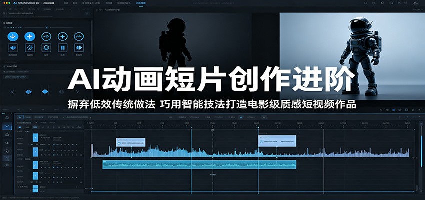 AI动画短片创作进阶:摒弃低效传统做法,巧用智能技法打造电影级质感短视频作品-皮皮网创