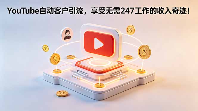 YouTube 自动客户引流，享受无需 247 工作的收入奇迹！【原创双语字幕】-皮皮网创