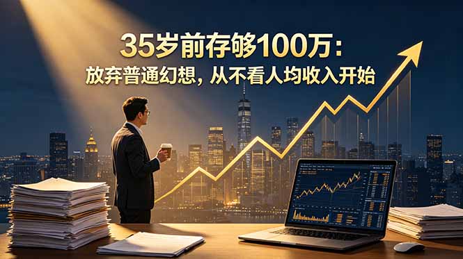 35岁前存够100万：放弃普通幻想，从不看人均收入开始-皮皮网创