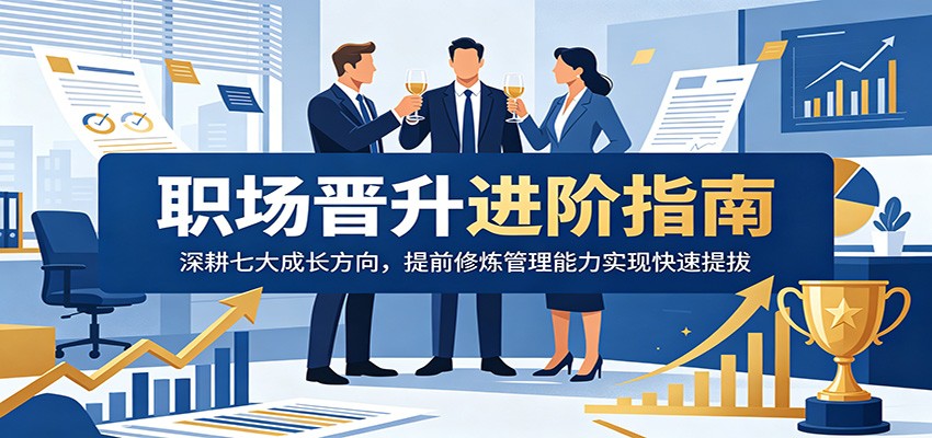 职场晋升进阶指南：深耕七大成长方向，提前修炼管理能力实现快速提拔-皮皮网创