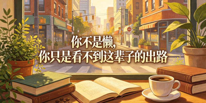 付费文章：你不是懒，你只是看不到这辈子的出路-皮皮网创