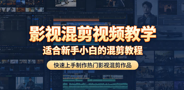 影视混剪视频教学，适合新手小白的混剪教程，快速上手制作热门影视混剪作品-皮皮网创