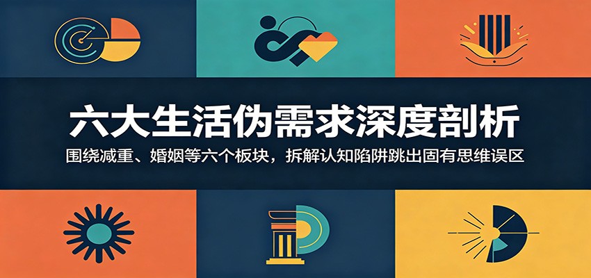 六大生活伪需求深度剖析:围绕减重、婚姻等六个板块,拆解认知陷阱跳出固有思维误区-皮皮网创