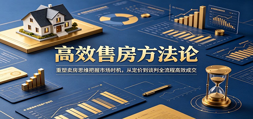 高效售房方法论：重塑卖房思维把握市场时机，从定价到谈判全流程高效成交-皮皮网创