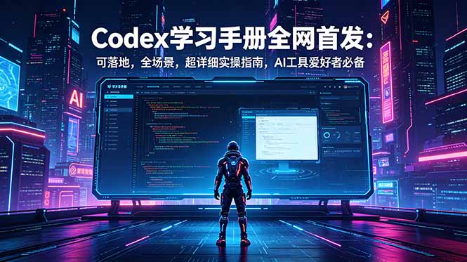 Codex学习手册全网首发：可落地，全场景，超详细实操指南，AI工具爱好者必备-皮皮网创