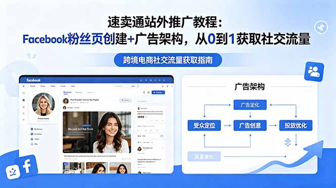 速卖通站外推广教程:Facebook粉丝页创建+广告架构,从0到1获取社交流量-皮皮网创