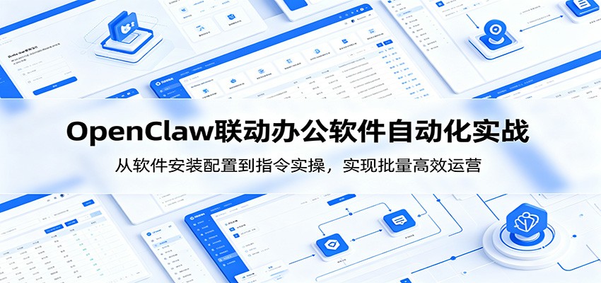 OpenClaw自动化实操课:从软件安装配置到指令实操,实现批量高效运营-皮皮网创