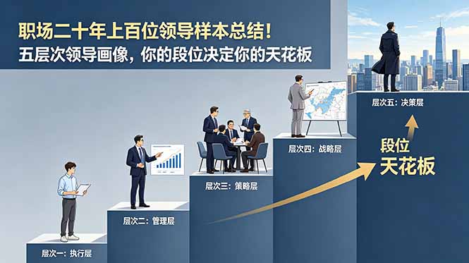 付费文章:职场二十年上百位领导样本总结!五层次领导画像,你的段位决定你的天花板-皮皮网创