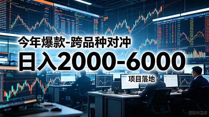 今年爆款-跨品种对冲日入2000-6000，项目落地！-皮皮网创