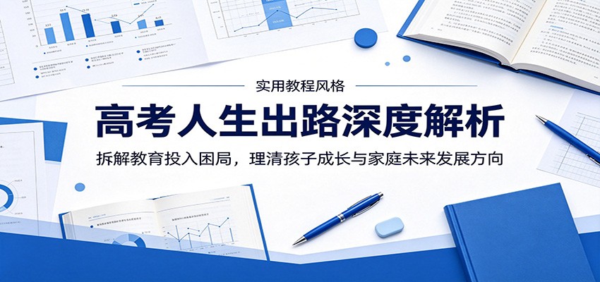 高考人生出路深度解析:拆解教育投入困局,理清孩子成长与家庭未来发展方向-皮皮网创