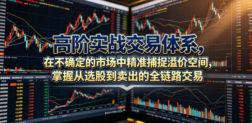 高阶实战交易体系，在不确定的市场中精准捕捉溢价空间，掌握从选股到卖出的全链路交易心法(更新6月)-皮皮网创