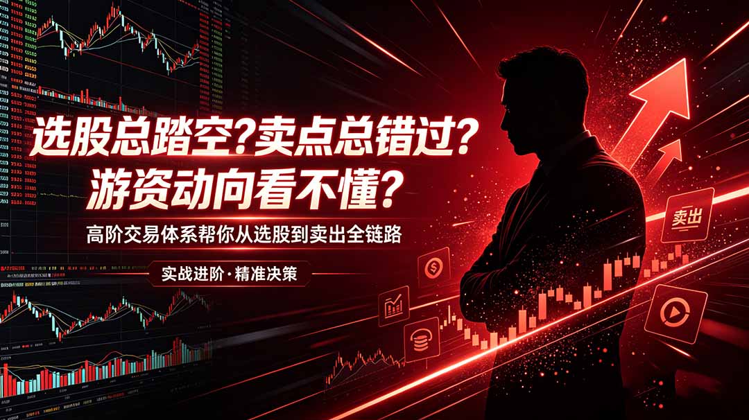 选股总踏空?卖点总错过?游资动向看不懂?高阶交易体系帮你从选股到卖出全链路(更新6月-皮皮网创