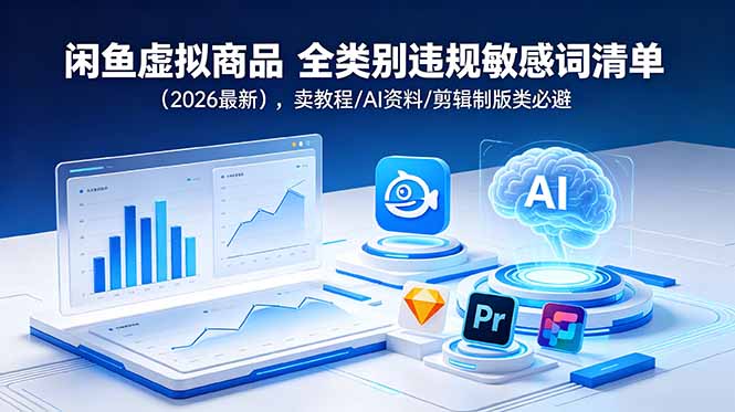 闲鱼虚拟商品 全类别违规敏感词清单(2026最新-皮皮网创
