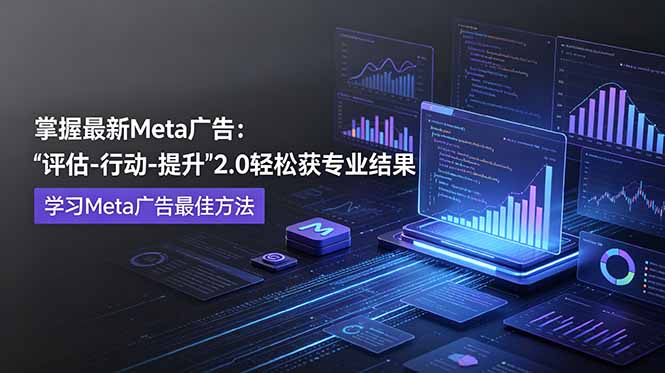 掌握最新的Meta广告，通过“评估-行动-提升”2.0版本轻松获得专业级结果。学习目前学习Meta广告的最佳方法-皮皮网创