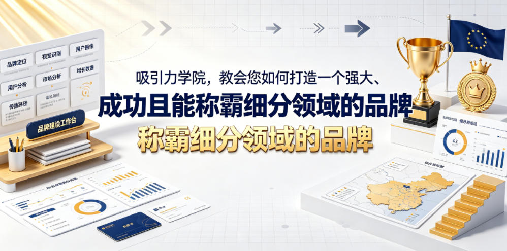 吸引力学院,教会您如何打造一个强大、成功且能称霸细分领域的品牌!【原创双语字幕】-皮皮网创
