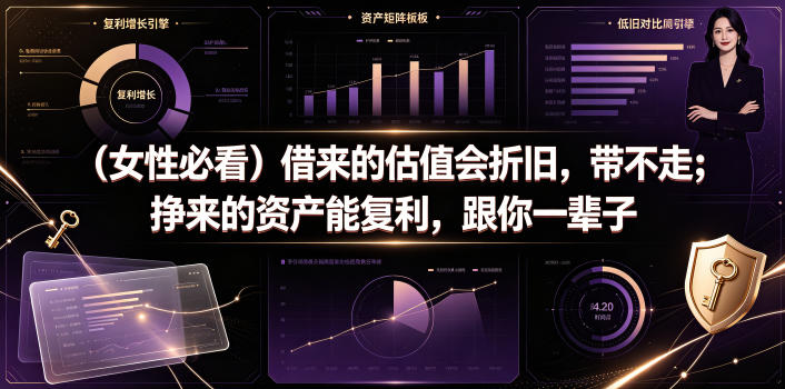 付费文章：(女性必看)借来的估值会折旧，带不走；挣来的资产能复利，跟你一辈子-皮皮网创