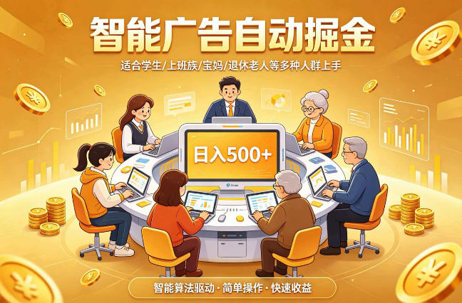 2026年最好做的项目：自动掘金项目，小白轻易上手，单日轻松收入500+【揭秘】-皮皮网创