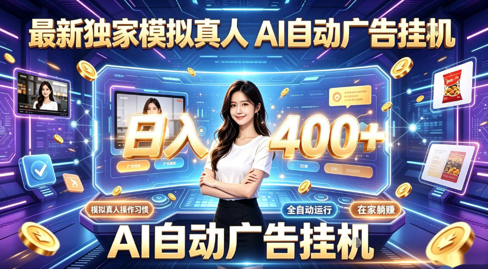 最新独家模拟真人，AI自动挂号挂G，日入400+，全程全自动运行，无需人工【揭秘】-皮皮网创