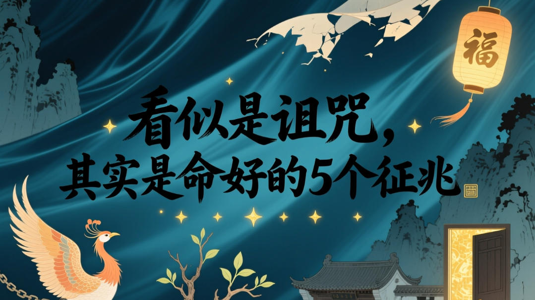 付费文章：看似是诅咒，其实是命好的5个征兆-皮皮网创