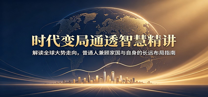 时代变局通透智慧精讲：解读全球大势走向，普通人兼顾家国与自身的长远布局指南-皮皮网创