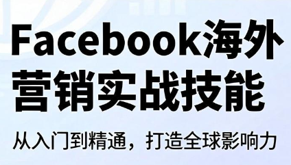 Facebook海外营销实战技能-皮皮网创