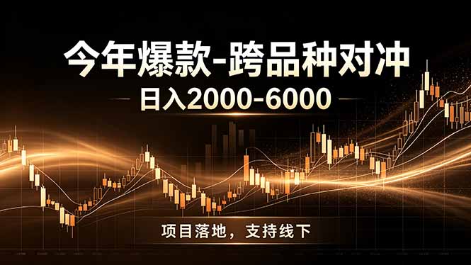全新跨品种对冲模式上线!日稳定盈利 2000-6000,合规长久可批量放大-皮皮网创
