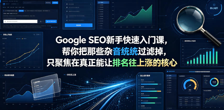 Google SEO新手快速入门课,帮你把那些杂音统统过滤掉,只聚焦在真正能让排名往上涨的核心动作【原创双语字幕】-皮皮网创