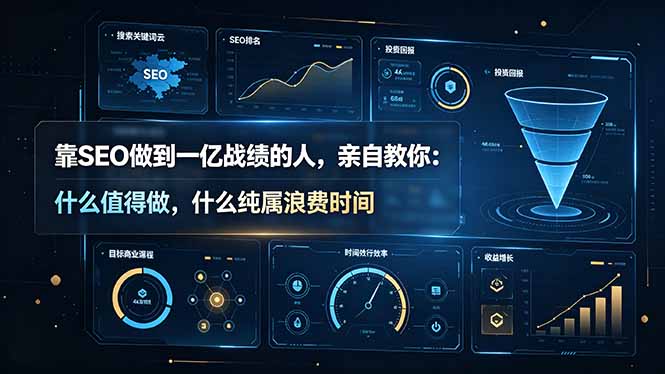 靠SEO做到一亿战绩的人,亲自教你:什么值得做,什么纯属浪费时间【原创双语字幕】-皮皮网创