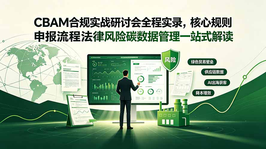 CBAM合规实战研讨会全程实录，核心规则申报流程法律风险碳数据管理一站式解读-皮皮网创