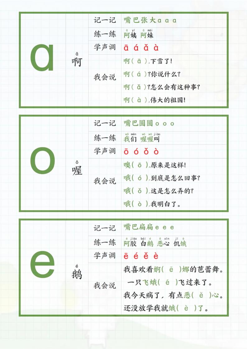 新一年级上册语文拼音贴汇总-皮皮网创