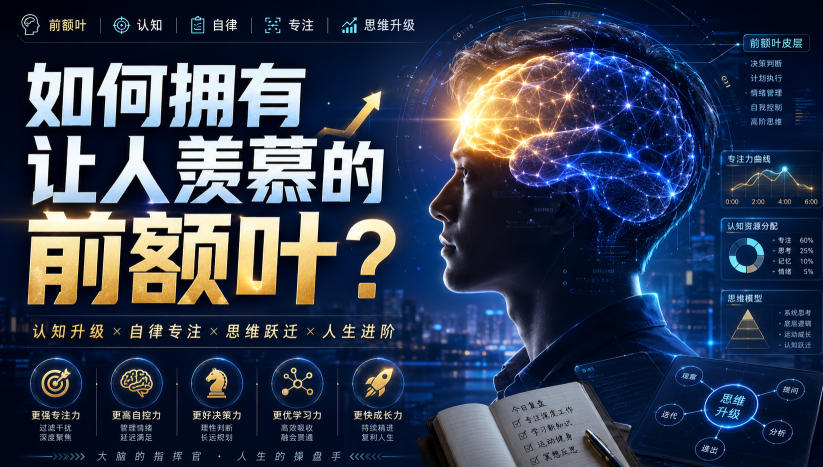 付费文：如何拥有让人羡慕的前额叶？-皮皮网创