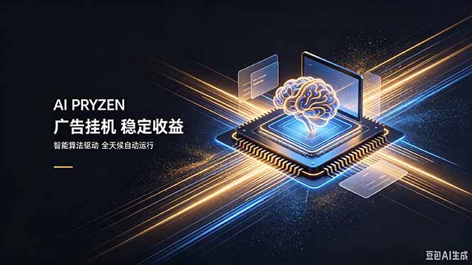 AI Pryzen 广告挂机|24小时自动跑,日入300-500,新手零门槛-皮皮网创