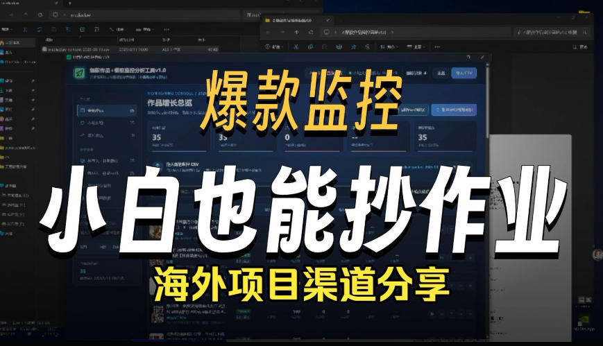 抖音爆款数据监控工具_海外网盘拉新渠道-皮皮网创