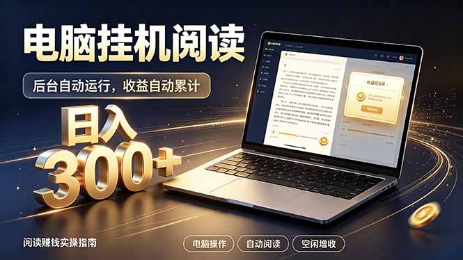 看小说也有收益?自动化流程,轻松日入300+-皮皮网创