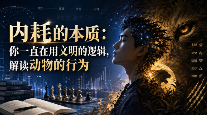 付费文章:内耗的本质:你一直在用文明的逻辑,解读动物的行为-皮皮网创