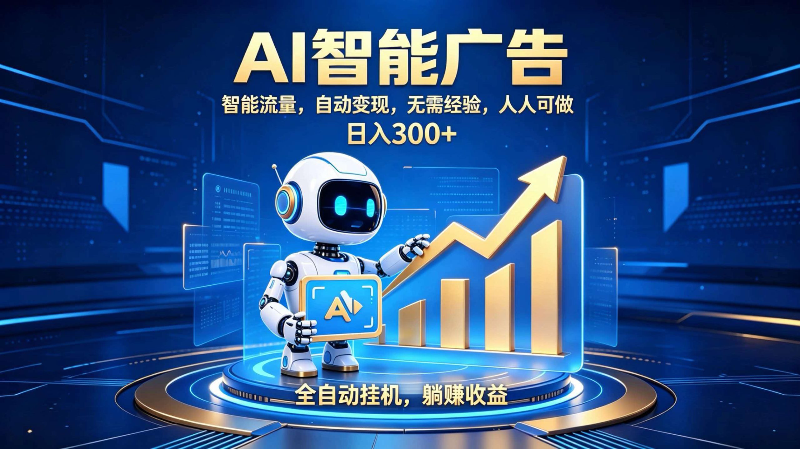 轻资产新赛道,全自动AI广告,打造持续收益-皮皮网创