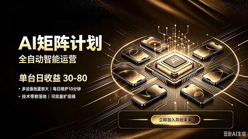 AI智能对话,矩阵规模化创业,全程技术扶持,长久稳定,日入800+-皮皮网创