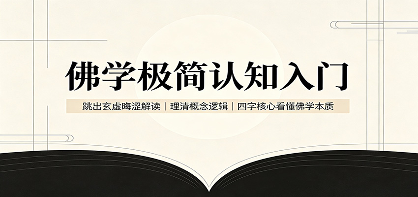 佛学极简认知入门：跳出玄虚晦涩解读，理清概念逻辑，四字核心看懂佛学本质-皮皮网创
