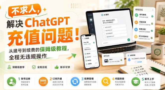 不求人，解决ChatGPT充值问题！从建号到续费的保姆级教程，全程无违规操作-皮皮网创