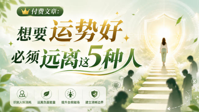 付费文章:想要运势好,必须远离这5种人-皮皮网创