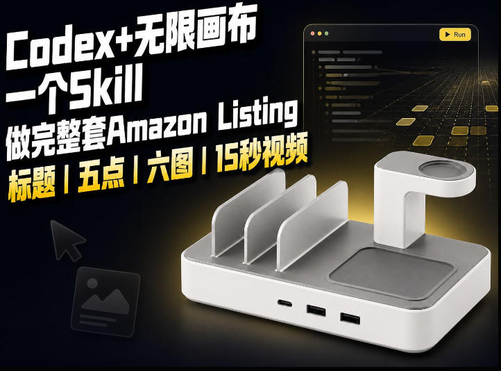 我用一个Codex Skill做完Amazon Listing:标题、五点、六图和视频全流程-皮皮网创