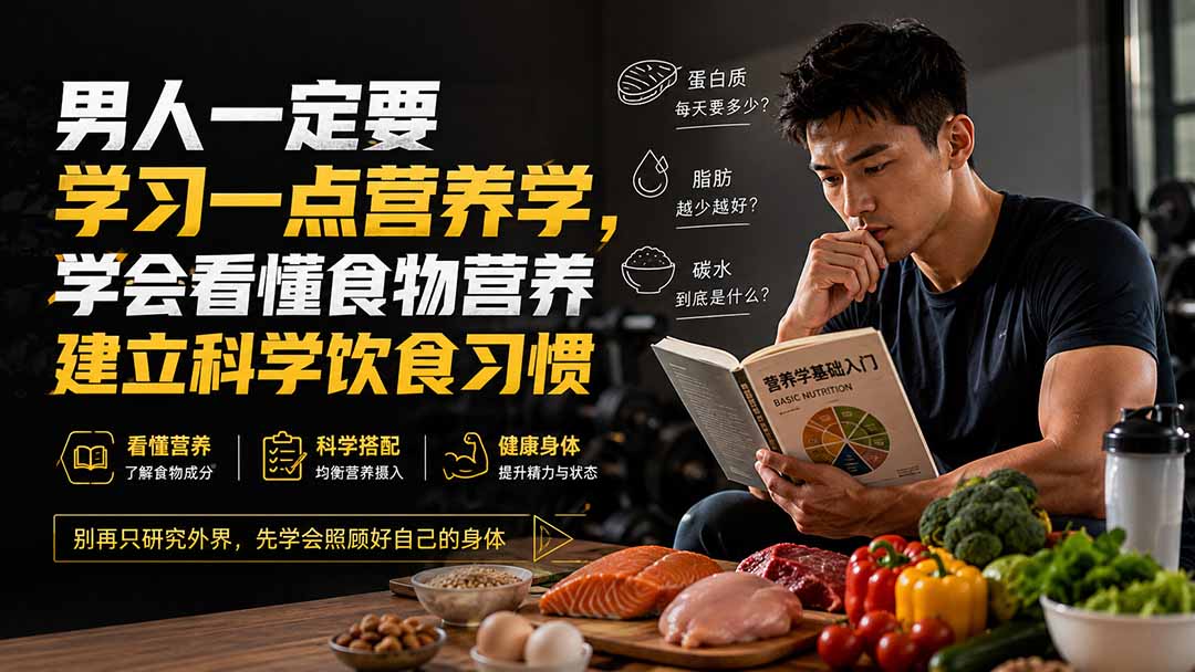 付费文章:男人一定要学习一点营养学,学会看懂食物营养建立科学饮食习惯-皮皮网创